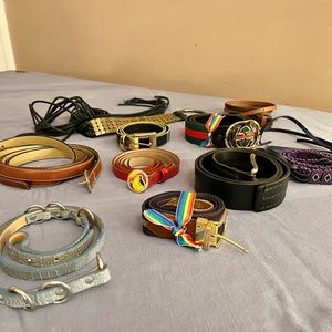 10 Designer & Vintage Belt Reseller Bundle